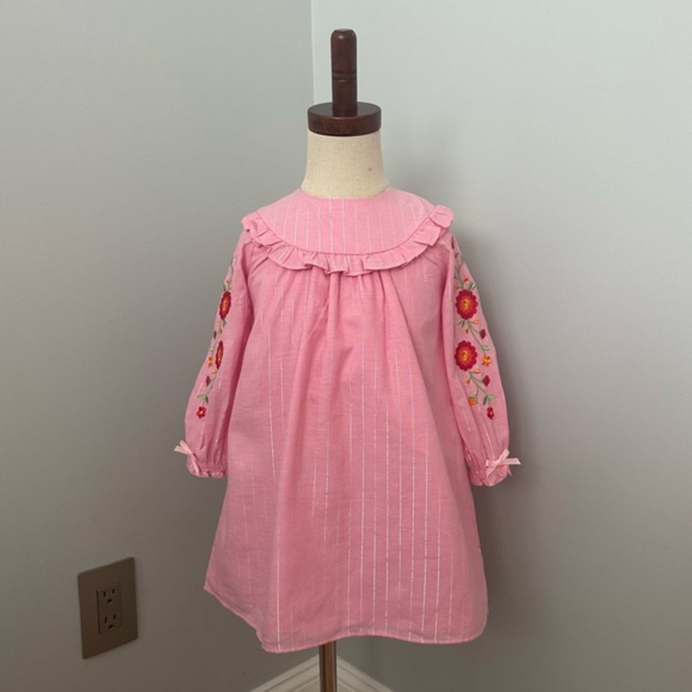 GOOD LAD TODDLER GIRL EMBROIDERED DRESS